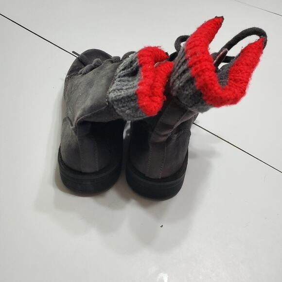 Mad Love Love Womens Size 5.5 Lace up boots with red trim - Picture 10 of 13